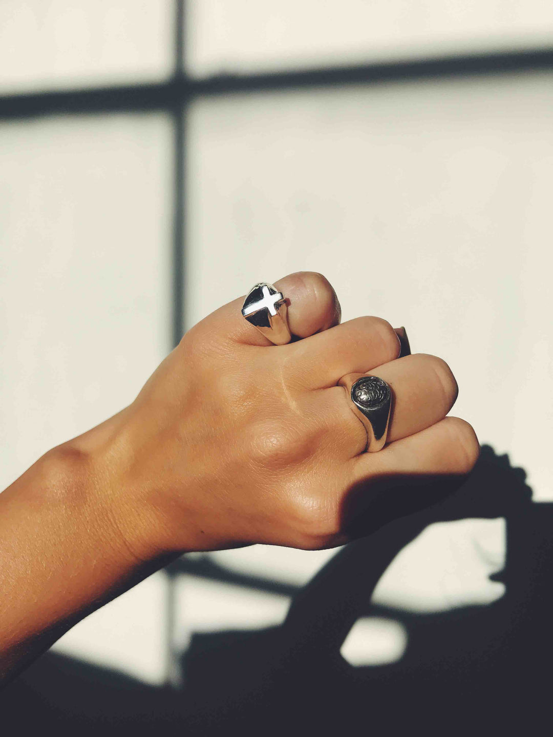 Plain silver signet rings | Handmade unique statement rings – Rat Betty