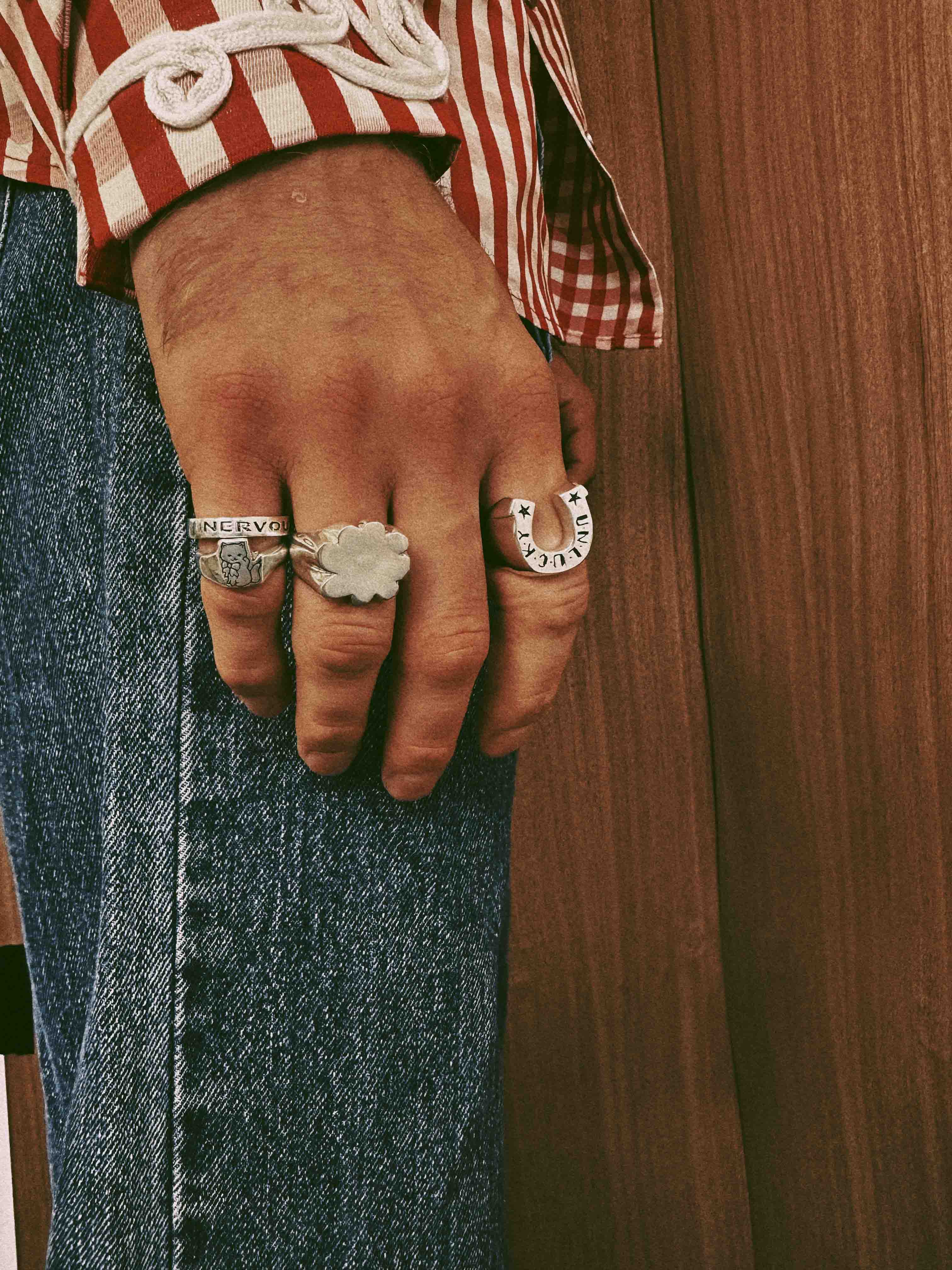 Unlucky Horseshoe Ring in Sterling Silver – Chunky Jewellery – Rat