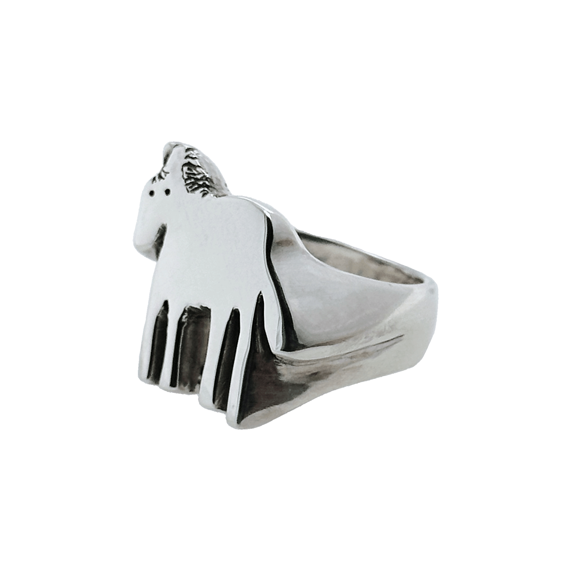 Horse Signet Ring – Chunky Jewellery – Rat Betty