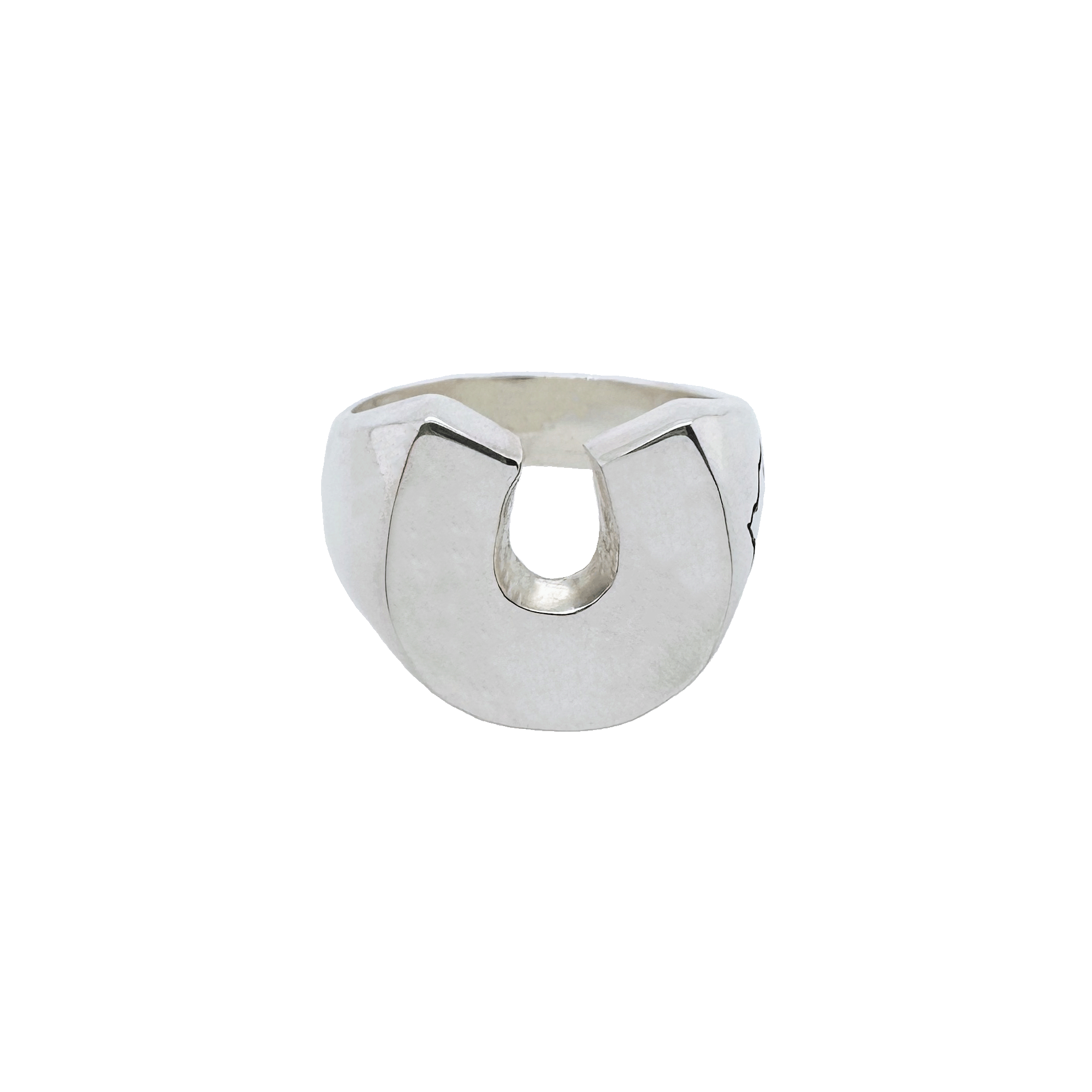 Bird Horseshoe Ring in Sterling Silver – Chunky Jewellery – Rat Betty Bird Horseshoe Ring in Sterling Silver – Chunky Jewellery – Rat Betty
