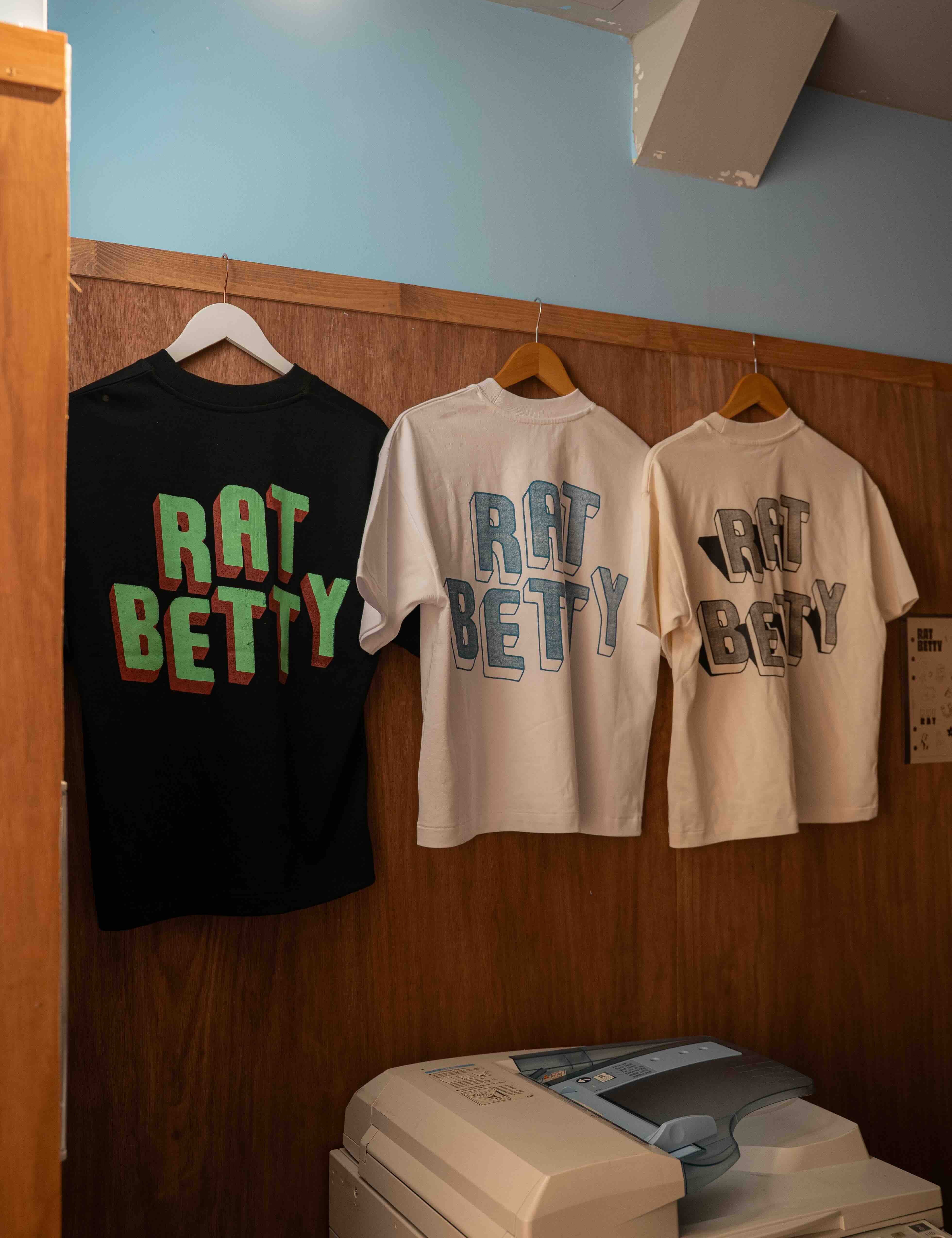 Rat Betty Organic Cotton Tee in White