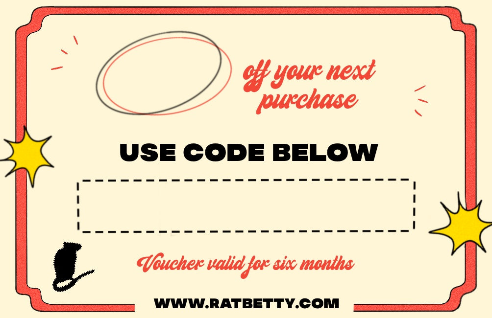 Rat Betty e-Gift Card