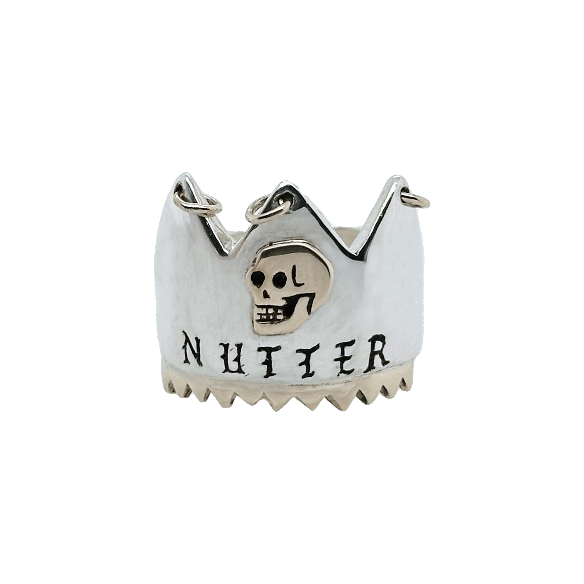 The Nutter Crown Ring in Sterling Silver with 9ct Gold Elements – Rat Betty