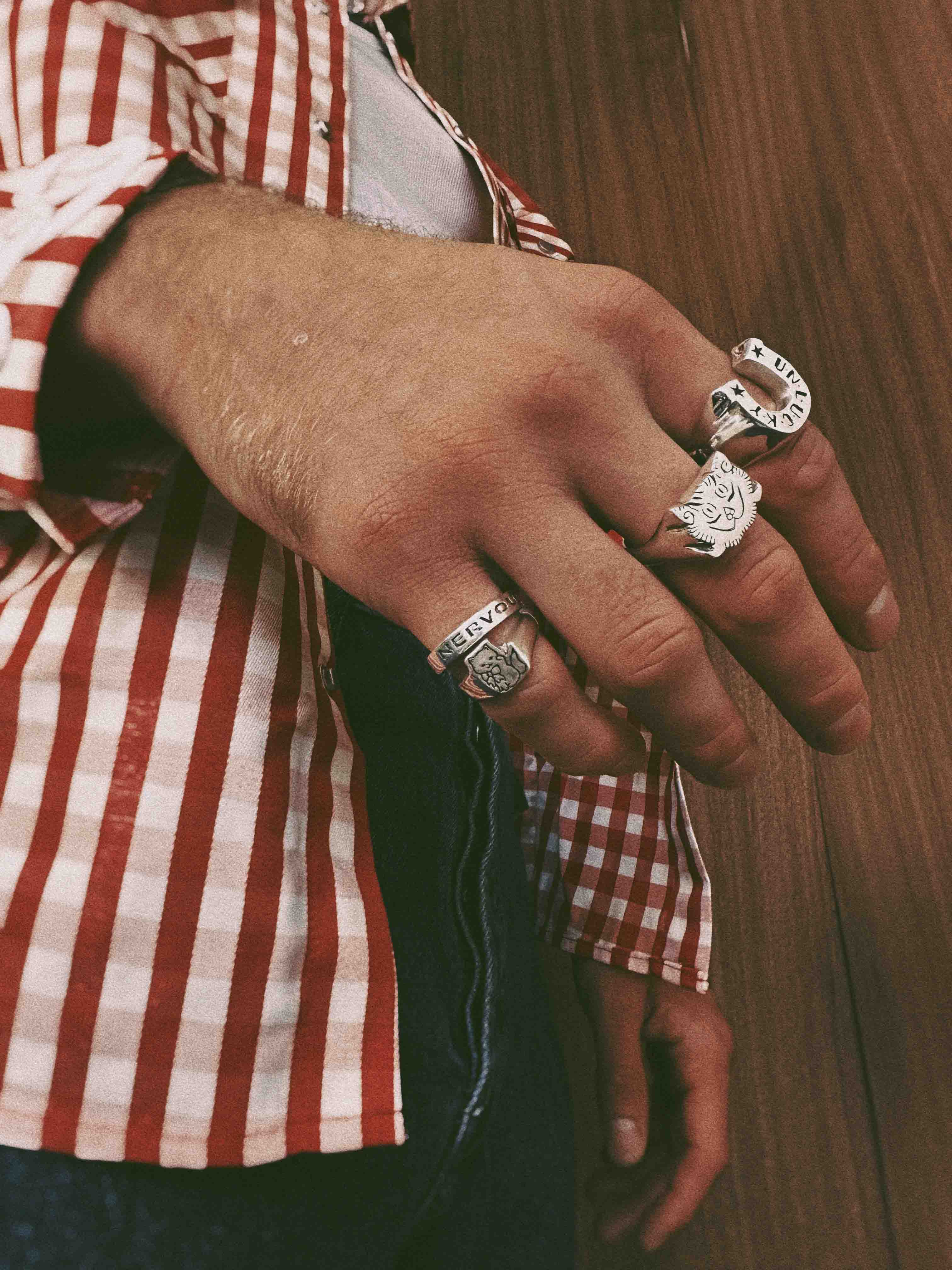 Unlucky Horseshoe Ring in Sterling Silver – Chunky Jewellery – Rat