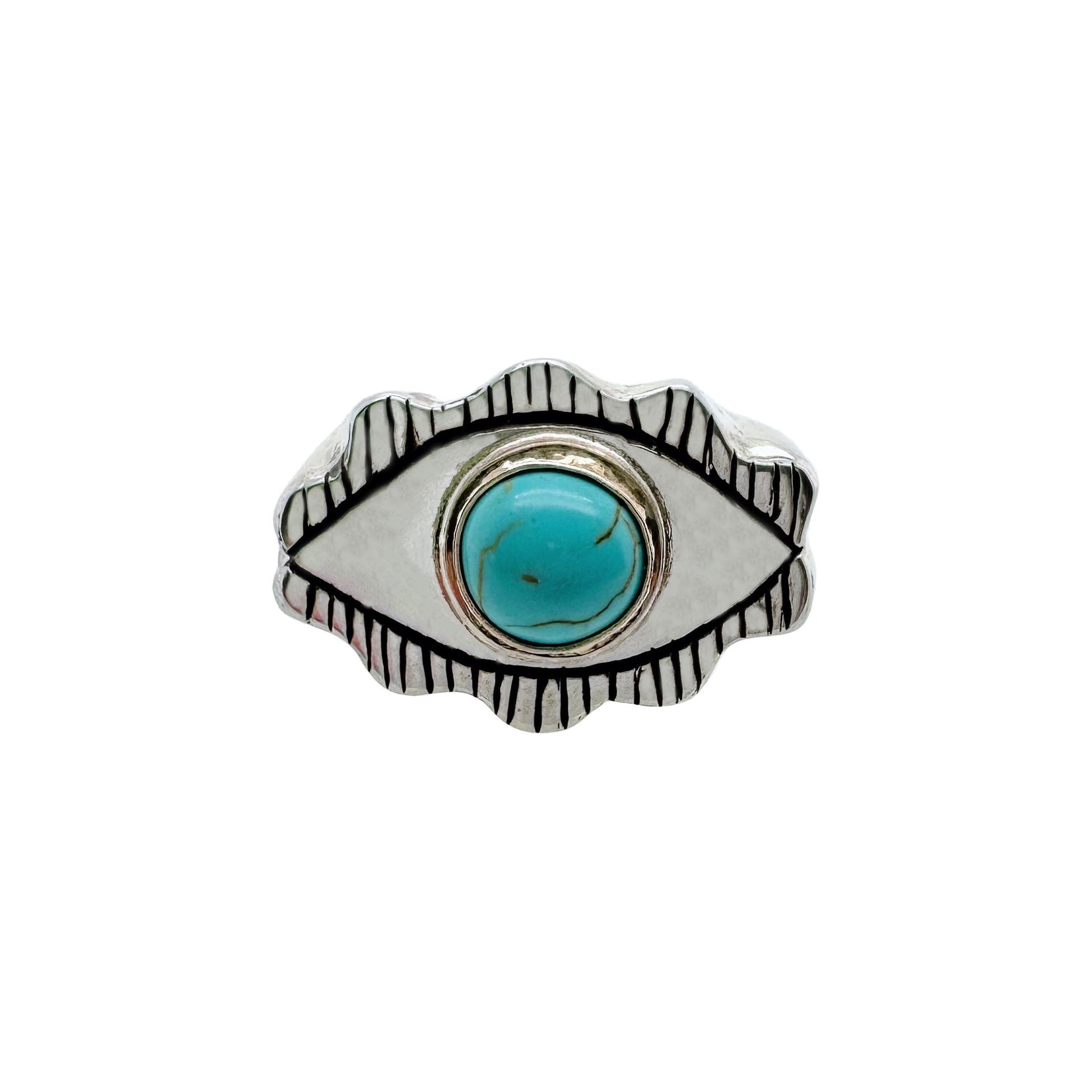 Turquoise Beady Eyes Ring Rat Betty