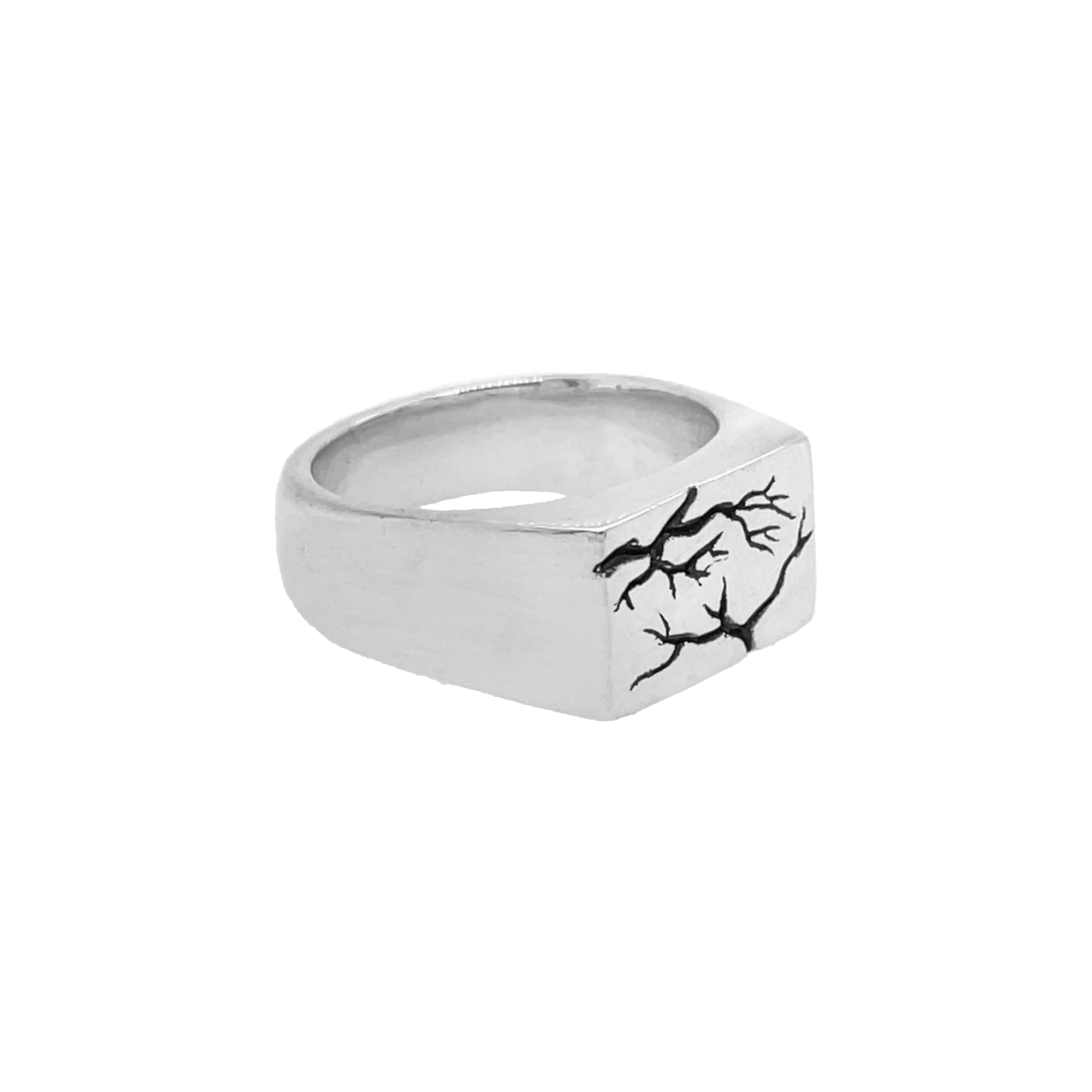 Vein Signet Ring