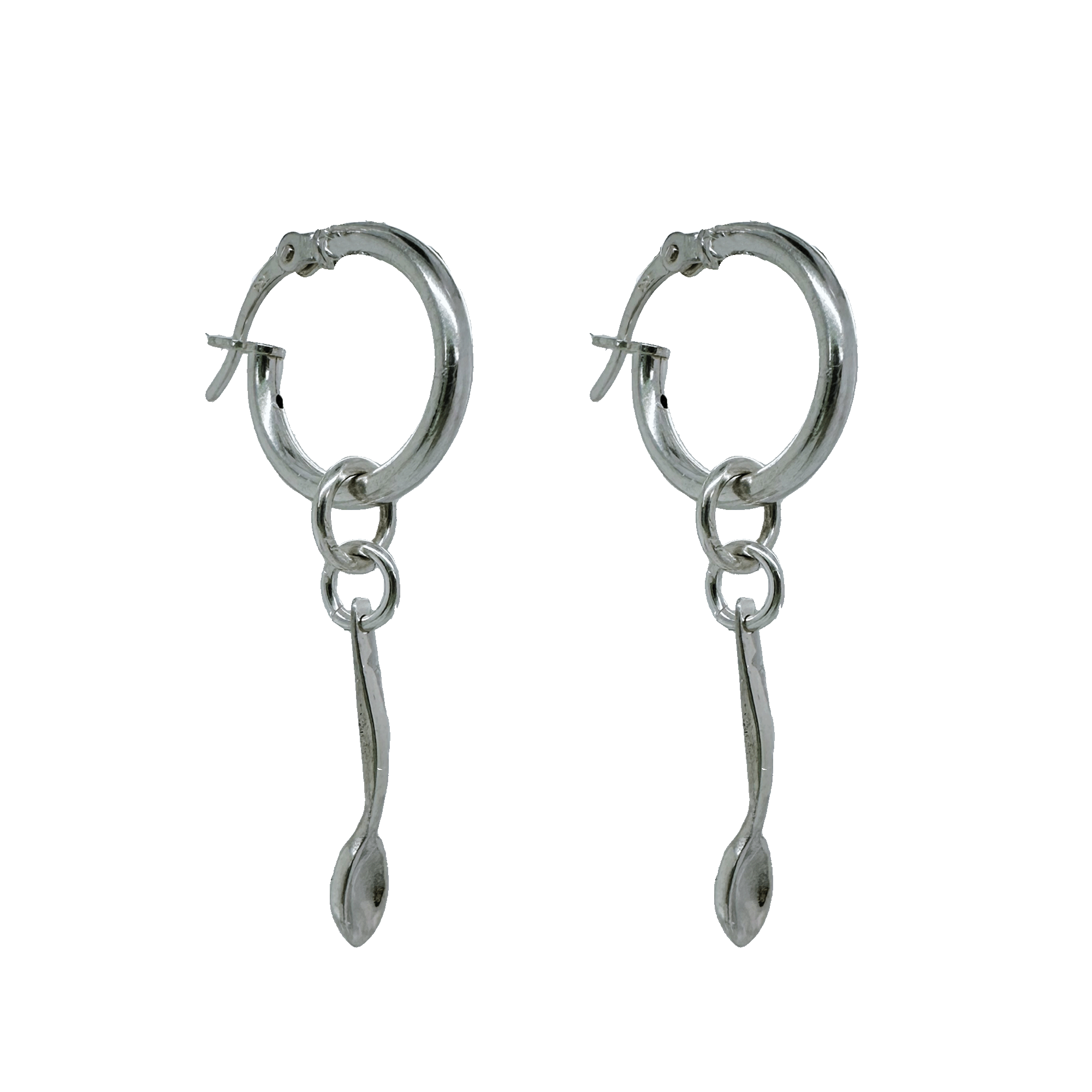 Spoon Hoop Earrings