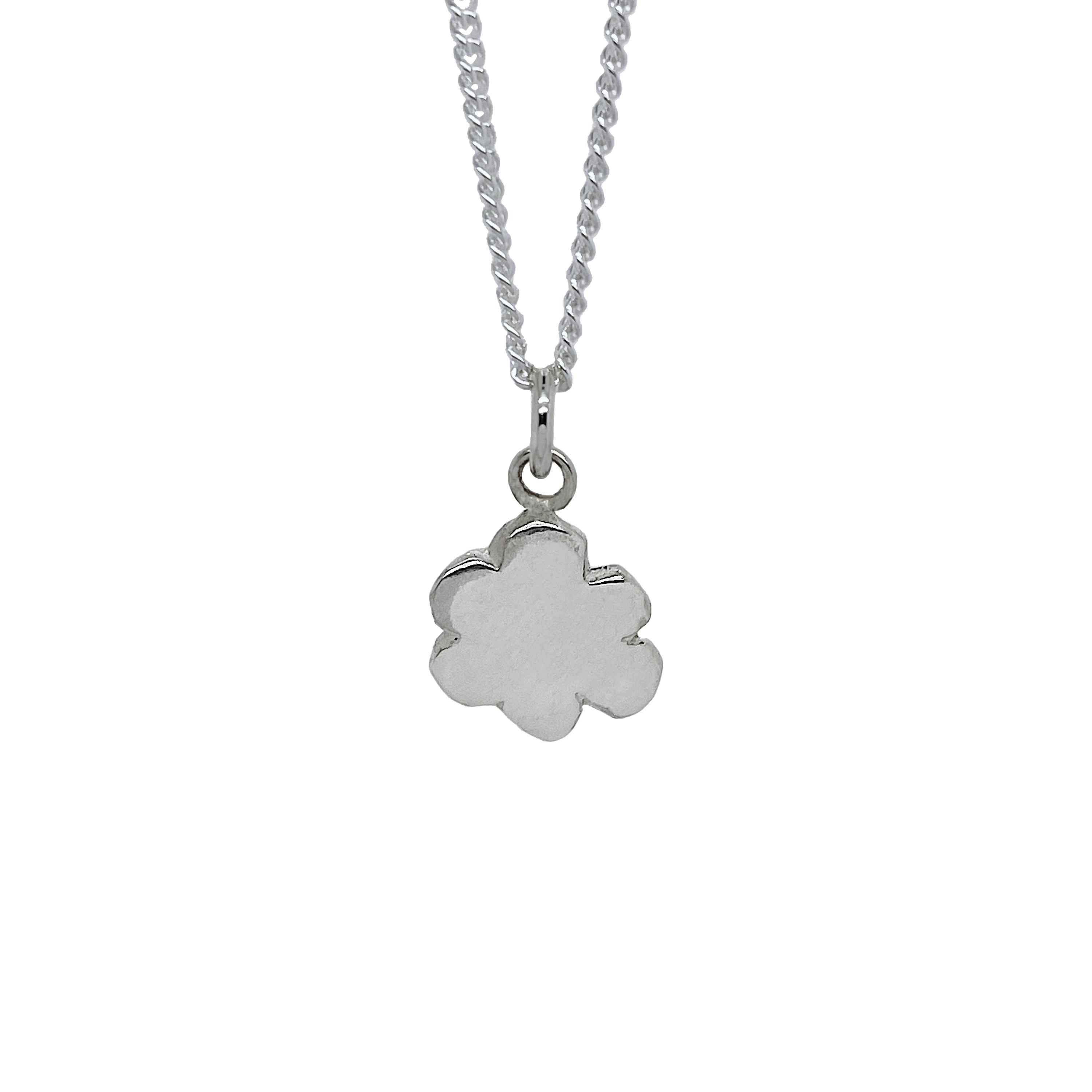 Wonky Flower Charm Necklace