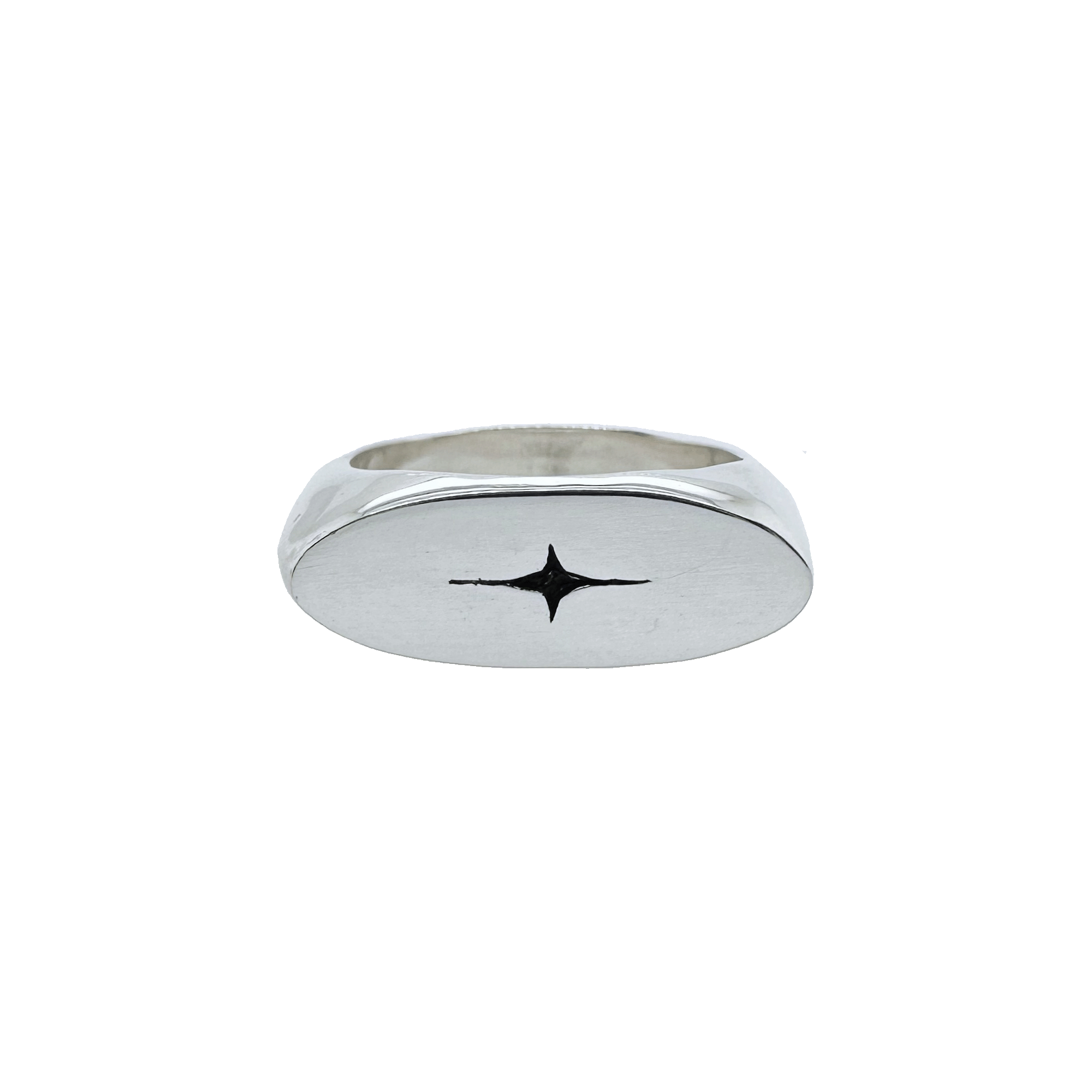 Four Point Star Ring In Sterling Silver Chunky Jewellery Rat Betty four-point-star-ring-in-sterling-silver-chunky-jewellery-rat-betty