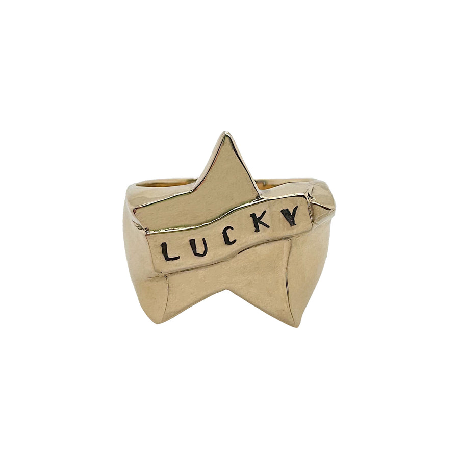 9ct Eco Gold Lucky Star Ring