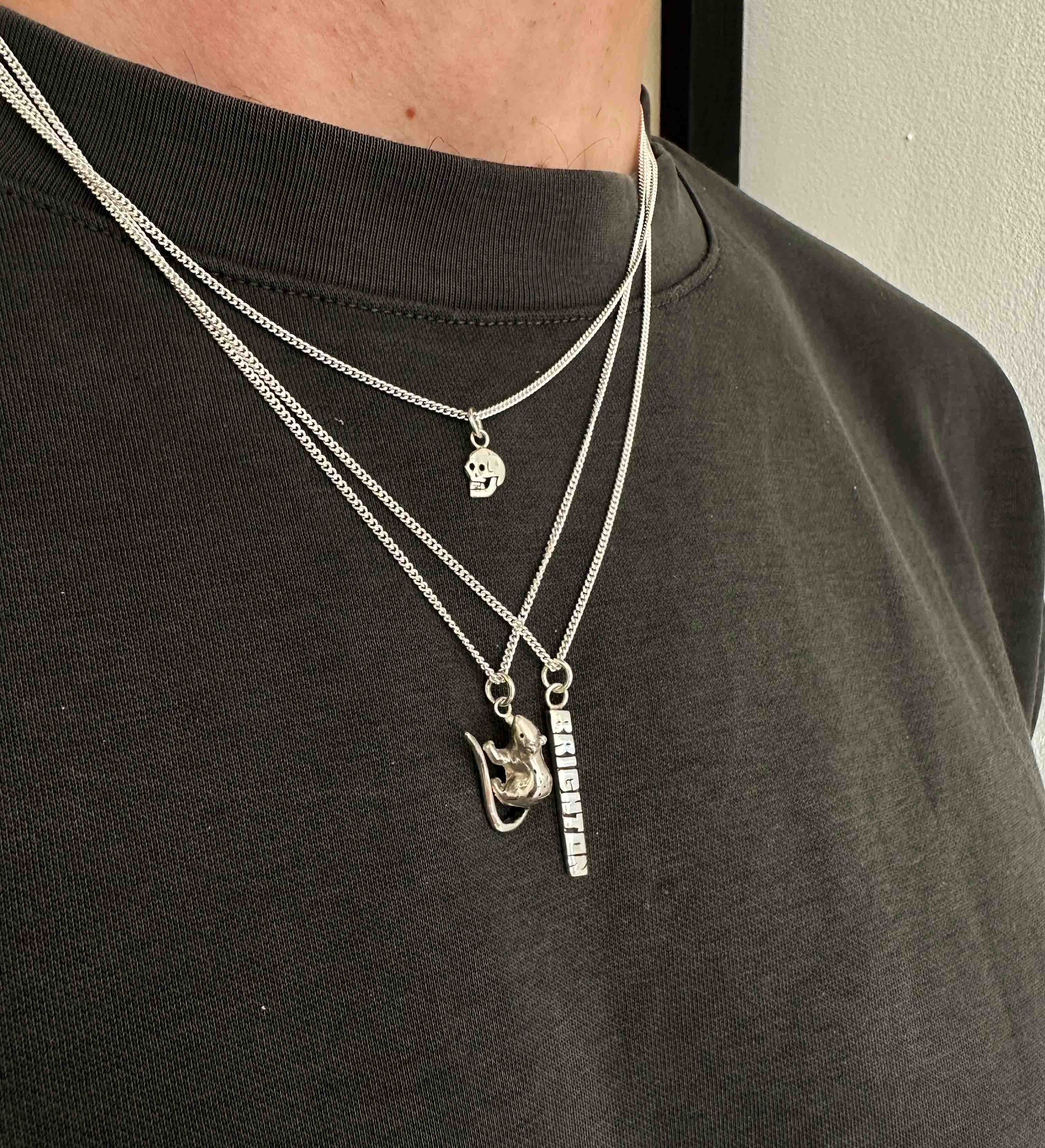 Rat Necklace in Sterling Silver – Handmade Jewellery – Rat Betty