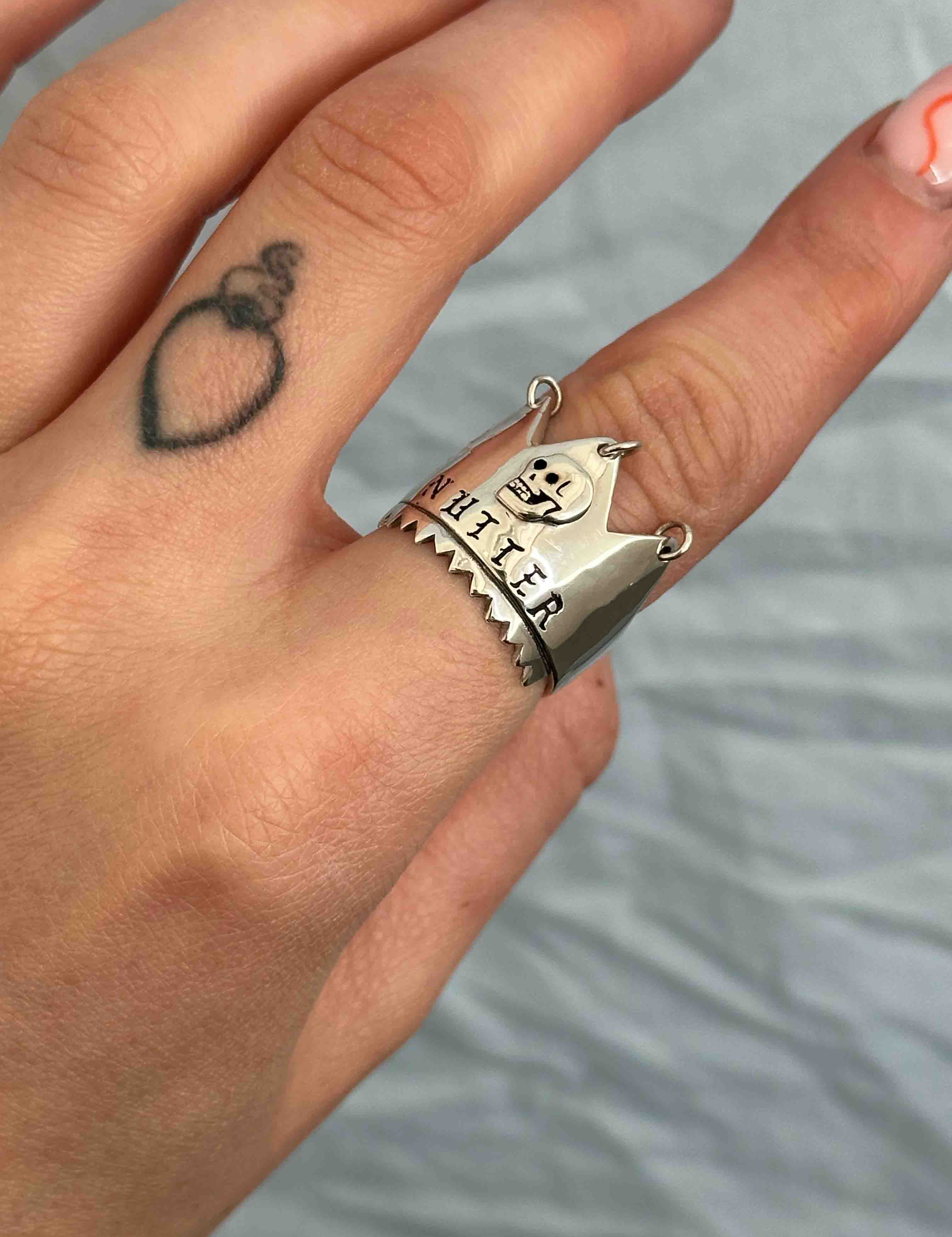 The Nutter Crown Ring in Sterling Silver