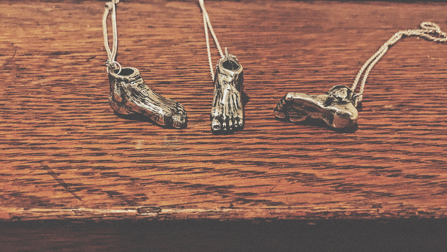 Severed Foot Necklace