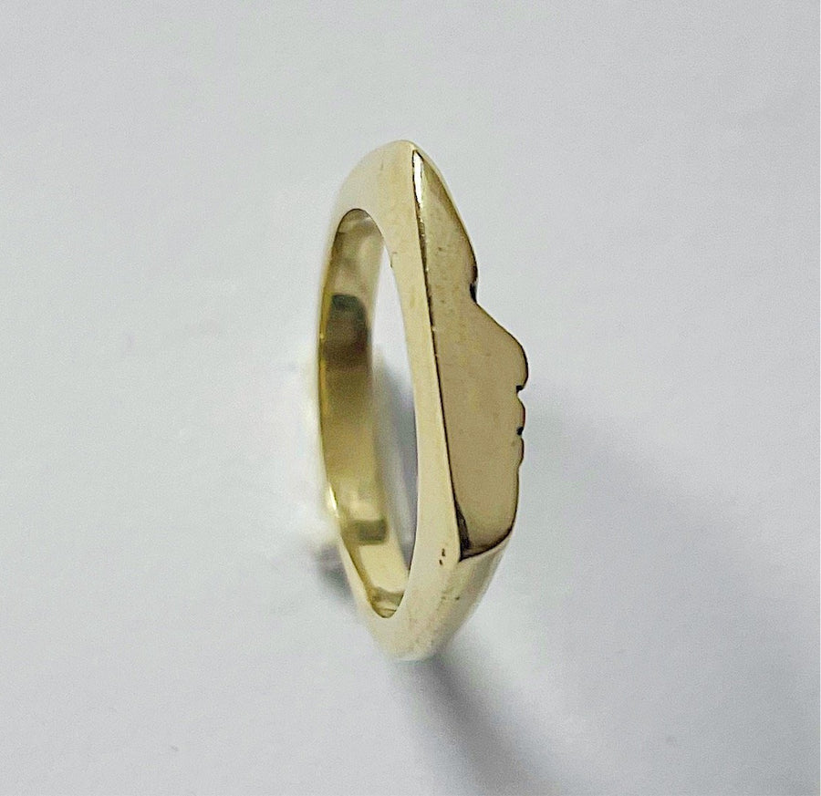 9ct Eco Gold Silhouette Ring