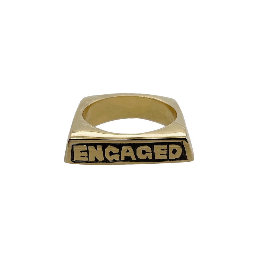 9ct Eco Gold Engaged Ring