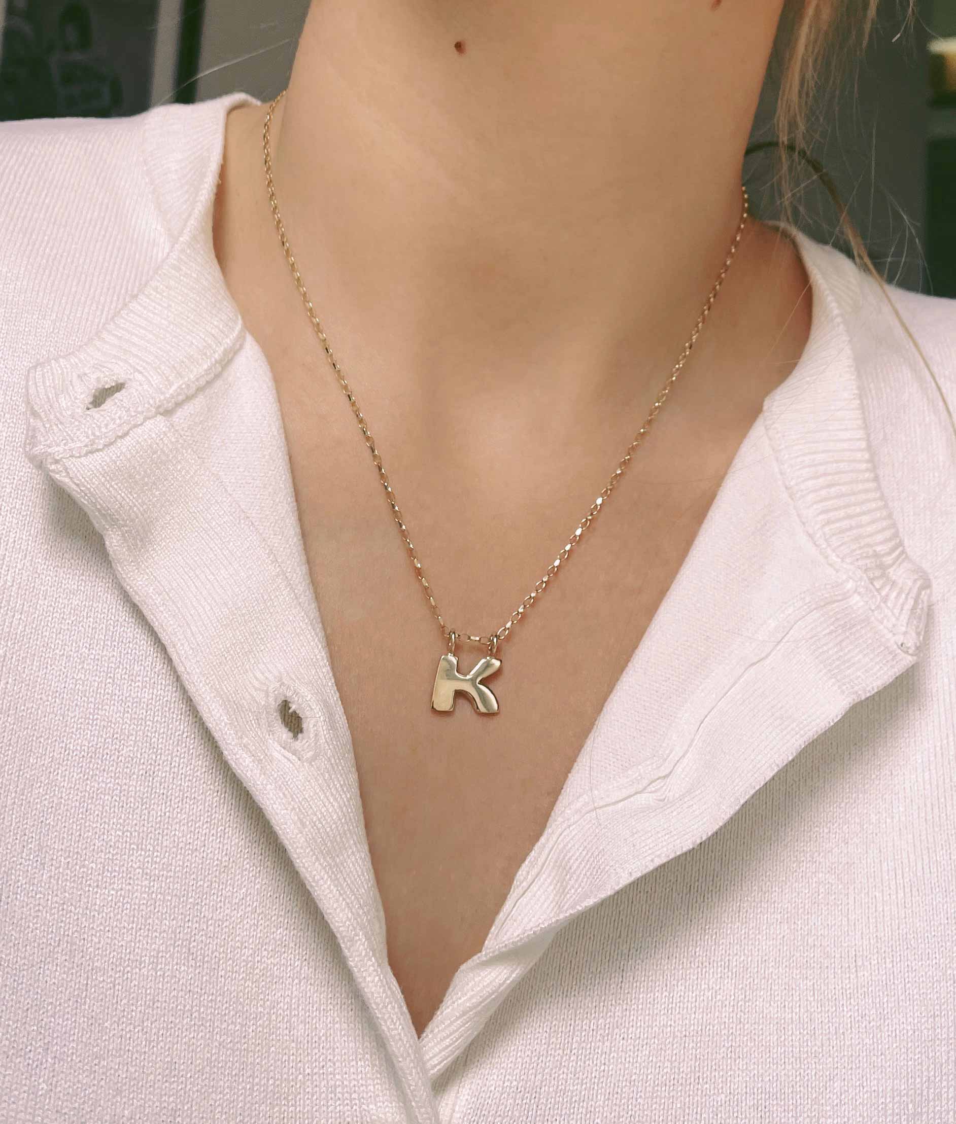 9ct Gold A-Z Alphabet Necklace