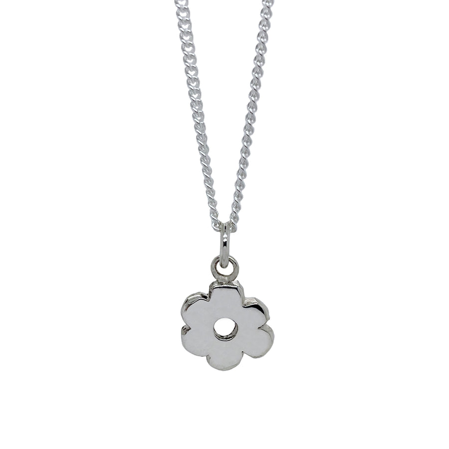 Wonky Flower Charm Necklace